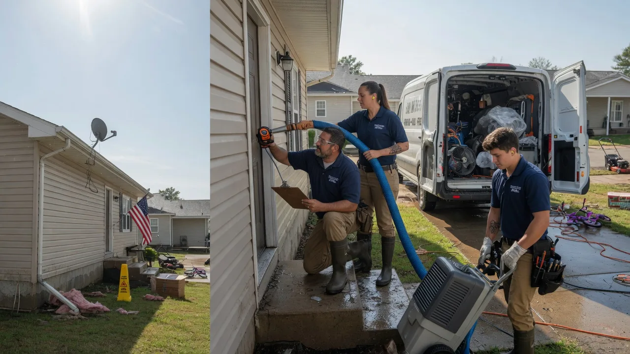 Ceiling Water Damage Restoration in Canal Winchester, OH near me